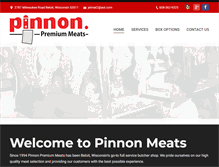 Tablet Screenshot of pinnonmeats.com